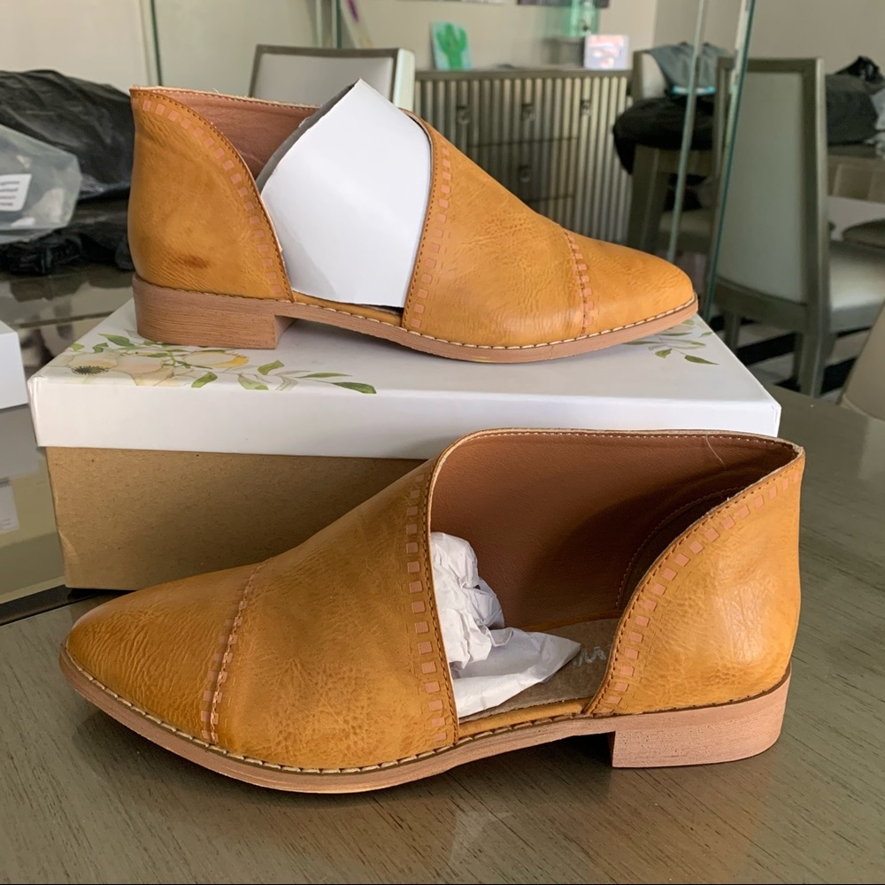 Mi.iM Emma Toffee bootie slip on 7.5 miim